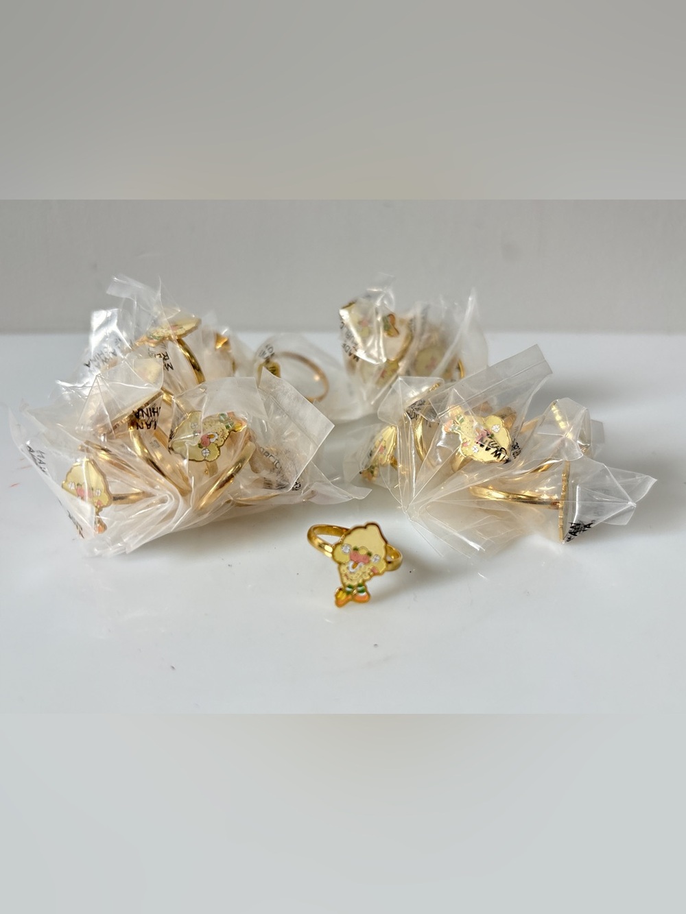 Vintage 1981 Lemon Meringue Strawberry Shortcake Child's Rings Lot of 20+ NOS